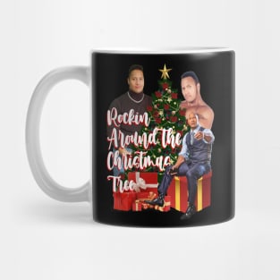 Funny Christmas Rockin Around Christmas Tree Mug